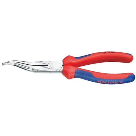 UPC: 0843221004644 | KNIPEX Tools – Long Nose Pliers Without Cutter  S Shape  Multi-Component (3835200)