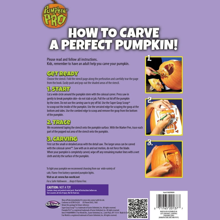 Carving Kit, Colossal Pumpkin Carving Kit, 10 Pieces