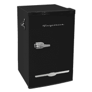 Frigidaire 3.2 Cu. ft. Retro Compact Refrigerator with Side Bottle Opener EFR376, Black 211957253ener EFR376, Black