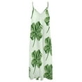 thumbnail image 5 of Robe Sans Manches Motif Trèfle Chanceux pour Femme 2024 Robe de Soirée Robes de Fête pour Femmes Robe Femme, 5 of 5