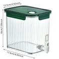 XiLanHUA Storage Containers Drink Dispenser For Fridge 3.5L Beverage