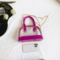 thumbnail image 3 of Women Crossbody Bag Transparent PVC Chain Ladies Handbags Simple Clear Beach Bag, 3 of 10