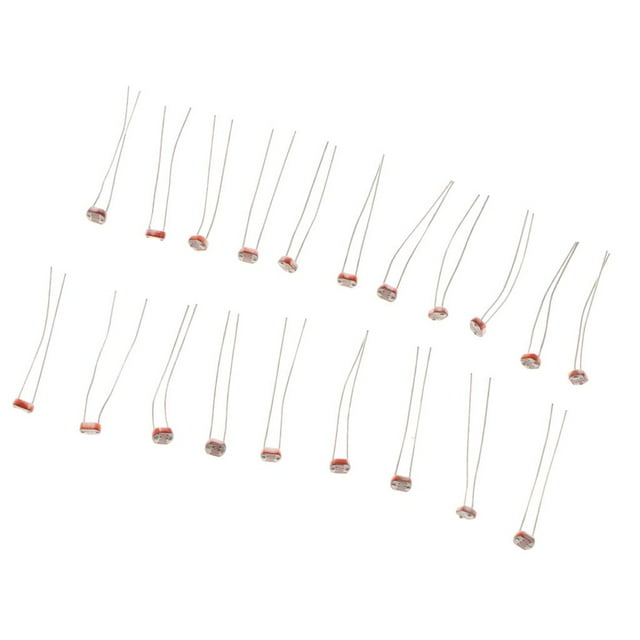 20Pcs Photoresistors Detección Fotoeléctrica Resistencia Dependiente de la lámpara GL5537 shamjiam Resistencia dependiente de la luz