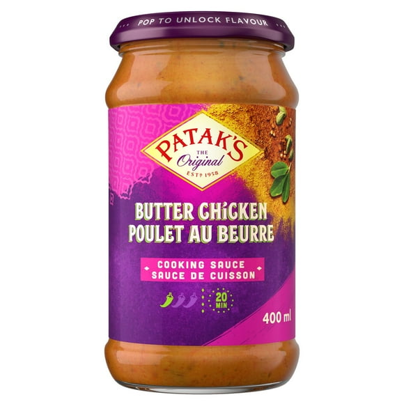 Sauce de cuisson poulet au beurre de Patak's 400 ml