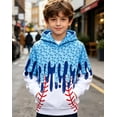thumbnail image 4 of Aideaone Boys Hoodies for Kids 3D Printed Hooded Sweatshirt with Pockets Long Sleeve Kids Pullover Tops 6-16 Years, 4 of 5