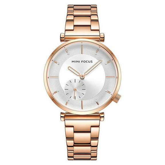 MINI FOCUS Women Watches Brand Luxury Fashion Ladies Watch 30M Waterproof Reloj Mujer Relogio Feminino Rose Gold Stainless Steel