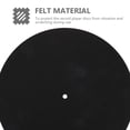 thumbnail image 3 of EXHUMKY Felt Slipmat Turntable Mat Black Non-slip 1Pcs, 3 of 6