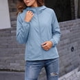 thumbnail image 5 of akafmk Womens Sun Protection Jacket Lightweights Hooded Zip Up Coat for Hiking Travel Summer Outdoor, 5 of 7