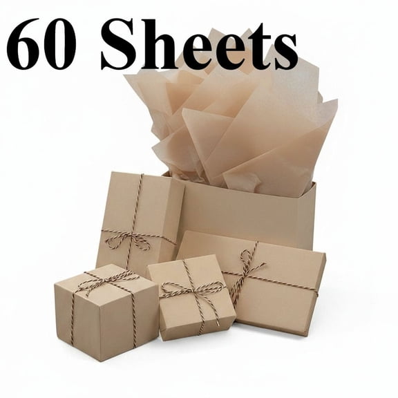 60 Sheets Pearlescent Shiny Tissue Paper Bulk for Gift Bags Crafts Packaging, Wrapping Tissue Paper Sheets for Christmas Birthday Wedding