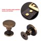 thumbnail image 3 of 20 Unids Remache de Metal Cabeza Plana Cobre LatóN Tornillos Tuercas U?As Remaches Casquillo de Cuero Accesorios para Abrigos Caps Bolsas DecoracióN(8mm) EOTVIA NO, 3 of 4