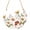 White, variant on Vintage Botanical Round Front Door Welcome Sign, 7.8 Inch Wall Hanging Decor for Indoor Outdoor, Pastoral Summer Spring Floral Home Porch Hanger Decorations for Holiday Gift