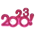 thumbnail image 3 of Gafas con números brillantes para Año Nuevo 2023, accesorios para fiestas y recuerdos. rosa roja argenta, 3 of 9