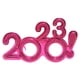 thumbnail image 3 of Gafas con números brillantes para Año Nuevo 2023, accesorios para fiestas y recuerdos. rosa roja argenta, 3 of 9