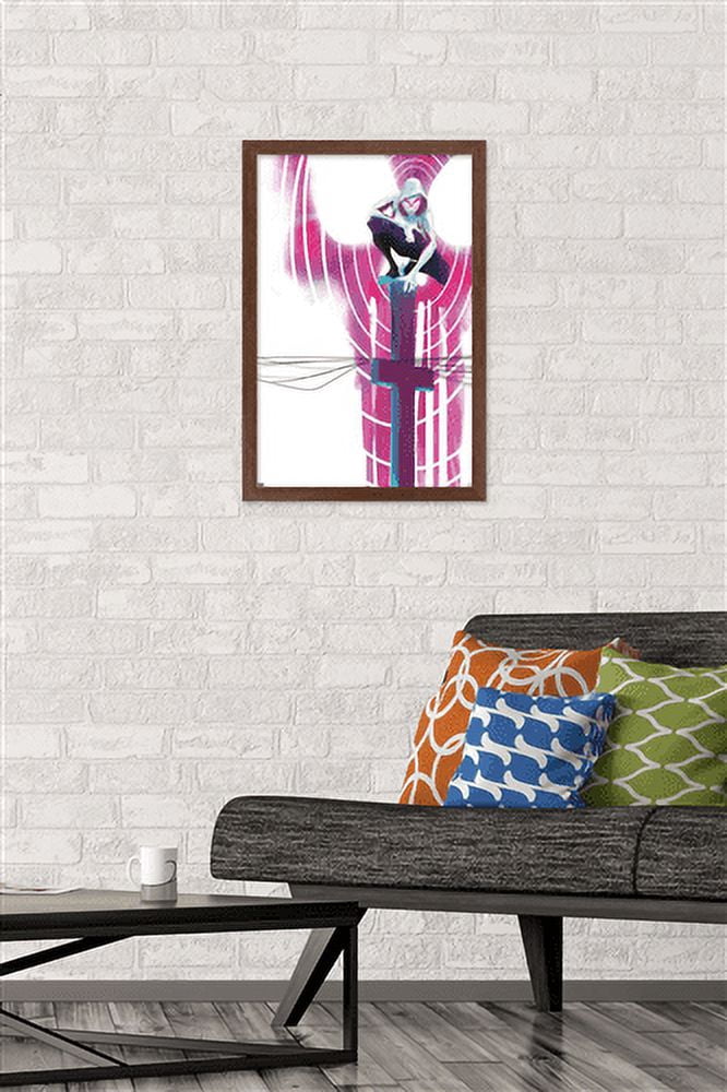 Marvel Comics - Ghost Spider - Spider-Gwen #3 Wall Poster, 14.725" x 22.375", Framed