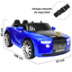 thumbnail image 5 of Montable Electrico Clásico para Niños Conexiones Bluetooth USB y Auxiliar Luces Sonido 12v - Azul, 5 of 7