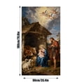 thumbnail image 3 of BotaniNest Door Curtain With Ribbon And For Home Wall Window And Atmosphere, 3 of 6