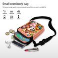 thumbnail image 7 of HELLHERO Women Messenger Bag Polyester Double Zipper Puppy in Leopard Bow for Outdoor Daily Use Adults, 7 of 7