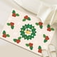 thumbnail image 5 of Fiudx Ofertas flash del día solo en línea Alfombra de baño navideña para baño, manta navideña para baño, manta antideslizante para bañera, bañera, ducha, lavable, 5 of 6