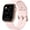 Pink Sand, variant on Sport Band for Apple Watch Bands 49mm 45mm 44mm 42mm 41mm 40mm 38mm, Soft Silicone Wristband Replacement Strap with Classic Clasp for iWatch Series 9 Ultra SE 8 7 6 5 4 3 2 1 for Women Men