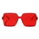 thumbnail image 2 of 2 piezas de gafas de sol vintage de una pieza para mujer, sin montura, UV400, gafas de sol para fiesta Soledad Gafas de sol clásicas sin montura, 2 of 10
