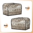 thumbnail image 3 of Kdxio Vineyard Landscape 1 Print Toaster Cover Bread Machine Cover Fits for Most Standard 2 Slice Toasters,Keep Toaster Free From Dust And Fingerprint Oven Dustproof Cover, 3 of 7