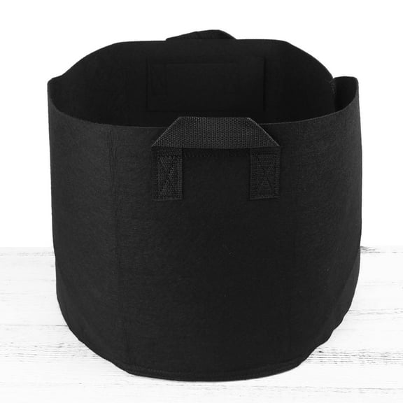 GOOHOCHY Planting Non-Woven Fabric Plant Grow Bag Black 1Pack