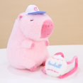 thumbnail image 1 of Poupée Capybara Véritable Poupée Jouet en Peluche Oreiller Cadeau d'Anniversaire Célébrité Internet Ragdoll DMH, 1 of 7