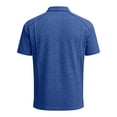 thumbnail image 6 of Zimjoy Men's Cotton Polo Shirts 3-Button Henley Neck Short Sleeve T Shirts Summer Casual Classic Tops, Blue L, 6 of 6