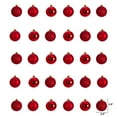 thumbnail image 2 of NearlyNatural D1055-RD 2,5 Po. Ensemble d'Ornements Incassables de Noël avec Conteneur de Rangement Réutilisable, Rouge - 30 Unités, 2 of 3