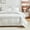 White#5, variant on Double Sided Washed Quilted Bed Cover Set | 3 Piece Solid Color Reversible Comforter Cover & 2 Pillowcases | Soft Polyester Bedding for Adults & Kids | White Pink Blue Beige Gray