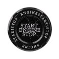 thumbnail image 1 of Engine Start Stop Button Cover Protective Anti Scratch Spin Design Universal One Key Start Button Trim Black, 1 of 3