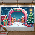 thumbnail image 5 of Festive Design Merry Christmas Banner Holiday Decoration for Christmas Party Home Decor Holiday Celebration, 5 of 9
