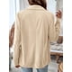 thumbnail image 5 of Chaqueta Blazer Informal de para Mujer, Elegante Chaqueta de Traje de un Solo Pecho con Solapa con Muescas, Blusas Albaricoque XL, 5 of 10
