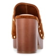 thumbnail image 3 of Time and Tru Women's Faux Suede Studded Clogs with Block Heels, 3 of 7