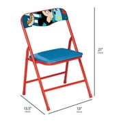Mickey Mouse Kids 3-Piece Activity Table and Chair Set, Red