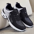 thumbnail image 5 of Womens Sneakers Air Cushion Running Shoes Lightweight Tennis Walking Shoes Mesh Breathable Gym Work Fashion Sneakers Athletic Comfortable Casual, 5 of 5