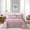 Mauve Shadows, variant on HZ & HY Oversized King Bedspread, Ultrasonic Coverlet Bedding Set, Lightweight Thin Comforter, Reversible, 5 Piece, 100% Microfiber, Navy Blue