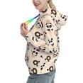 thumbnail image 2 of Salouo Panda Ice Creams Donuts Pattern Hoodie Sweatshirts for Women, Autumn Pullover Hoodie Workout Sweat Women's Long Sleeve Preppy Sweatshirts-X-Large, 2 of 7