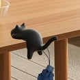 thumbnail image 6 of Cat Hook Desk Edge Hanger Self Sticky No Drill Space Saving Organizer for School Office Dormitory, 6 of 9