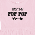 thumbnail image 4 of Inktastic I Love My Pop Pop with Arrow Girls Baby Dress, 4 of 5