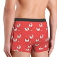 thumbnail image 4 of Rateoe Cartoon Rooster Mens Boxer Briefs Poly Spandex Performance Boxer Briefs Underwear Hem Boxer Briefs - XX-Large, 4 of 8