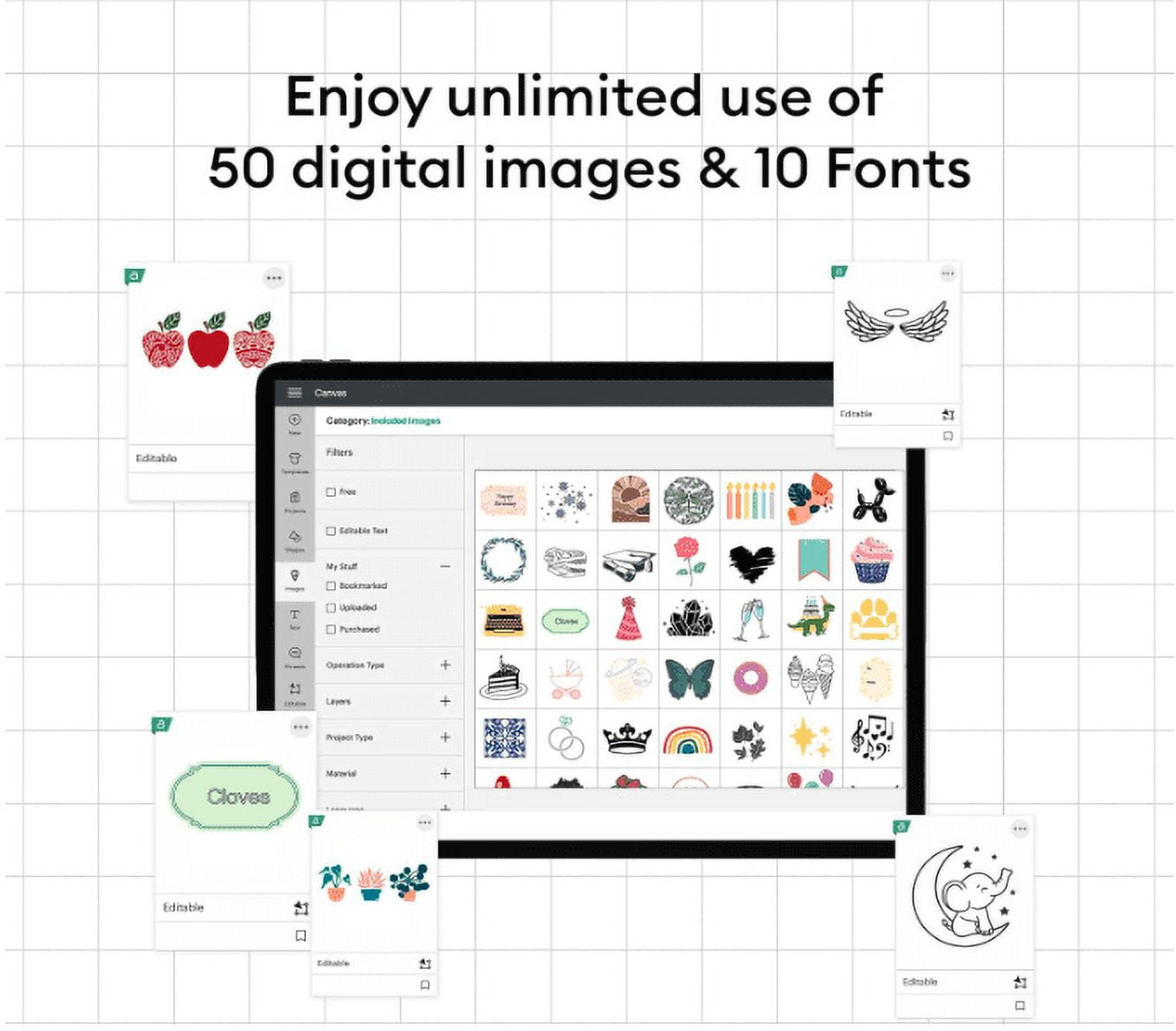 Cricut Explore Air 2 Essentials Bundle, Boysenberry  (图3) Cricut Explore Air 2 Essentials Bundle, Boysenberry  (图3)