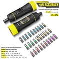thumbnail image 2 of Juego de destornilladores dinamométricos Aiourx de 10 a 80 pulgadas por libra, 31 piezas con acero S, 2 of 8