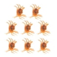 thumbnail image 2 of 8 cebos artificiales para cangrejos, 13 cm, 33,5 g, cebo de pesca suave con anzuelos para agua dulce y salada, color naranja y amarillo., 2 of 14