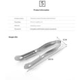 thumbnail image 4 of 2 pack Asparagus Peeler, Stainless Steel Double Edge Vegetables Peeler Hand Kitchen Food Peelers for Cucumber Zucchinis Yam Carrot, 4 of 5