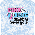 thumbnail image 4 of Inktastic Pink or Blue Grandpa Loves You T-Shirt, 4 of 5