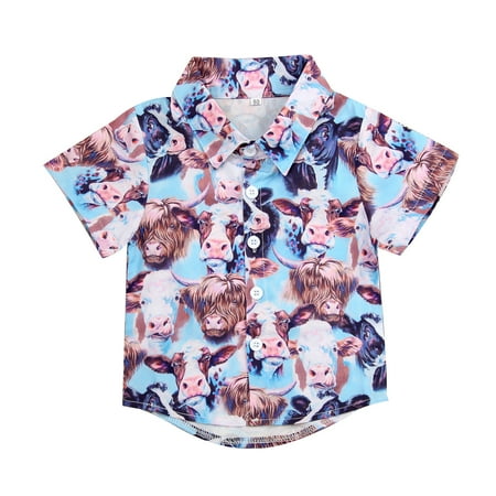 

Odeerbi Reduced Baby Boys Clothes Baby Rompers Infant Toddler Children s Top Short Sleeve Beach Cartoon Shirt