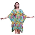 thumbnail image 1 of Bimba Kaftan à Fleurs pour Dames Robe Midi de Vacances Couverture de Plage-S-L, 1 of 5