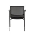 thumbnail image 2 of Fauteuil invité Dossier Bas TygerClaw, noir, 2 of 4