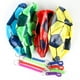 thumbnail image 4 of Juego de pelota de fútbol atado con cuerda y mango elástico de color aleatorio para entrenamiento de patadas, pelota de fútbol atada con gancho giratorio, correa de repuesto suave, 4 of 7